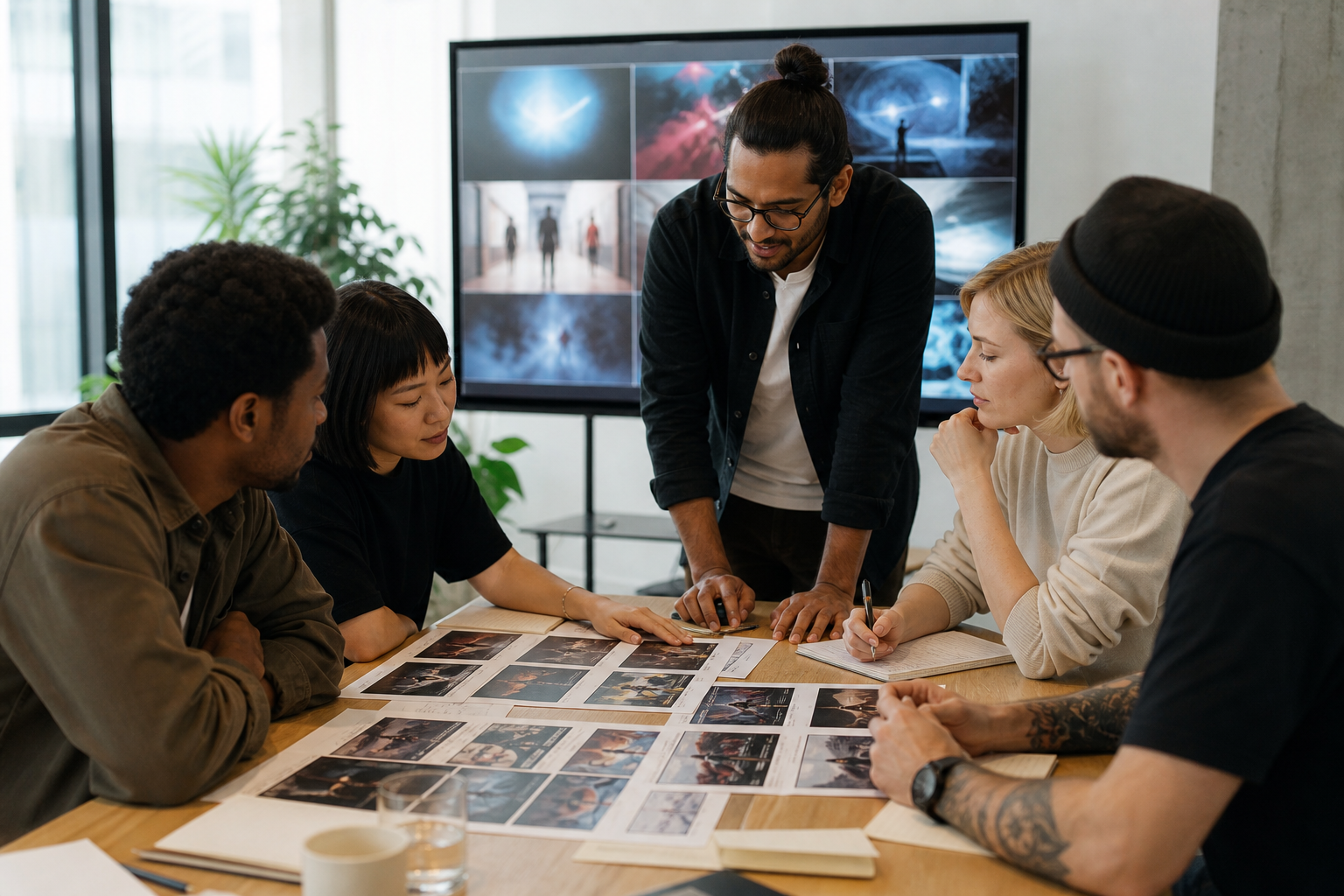 Atelier collaboratif autour d’un workflow d’intelligence artificielle créative